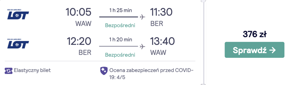 zarezerwuj loty do berlina