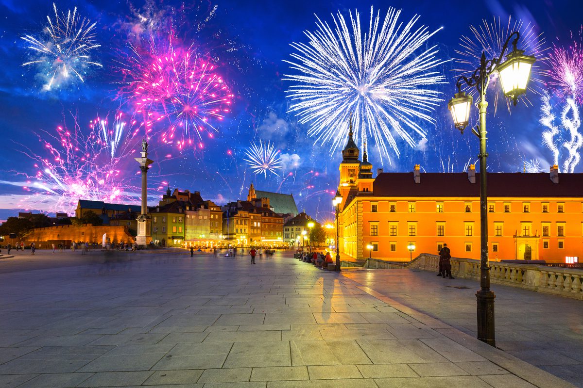 Sylwester w Polsce: zbiór noclegów w dużych miastach od 214 PLN/pokój