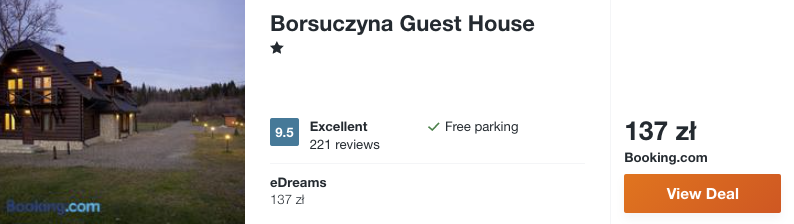 zarezerwuj hotel w bieszczadach