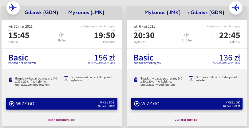 zarezerwuj loty na mykonos
