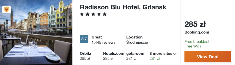 zarezerwuj hotel w gdansku