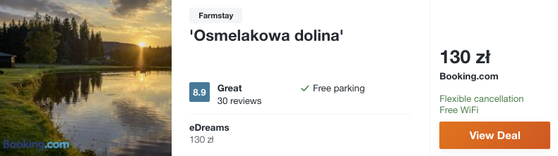 zarezerwuj hotel w kotlinie