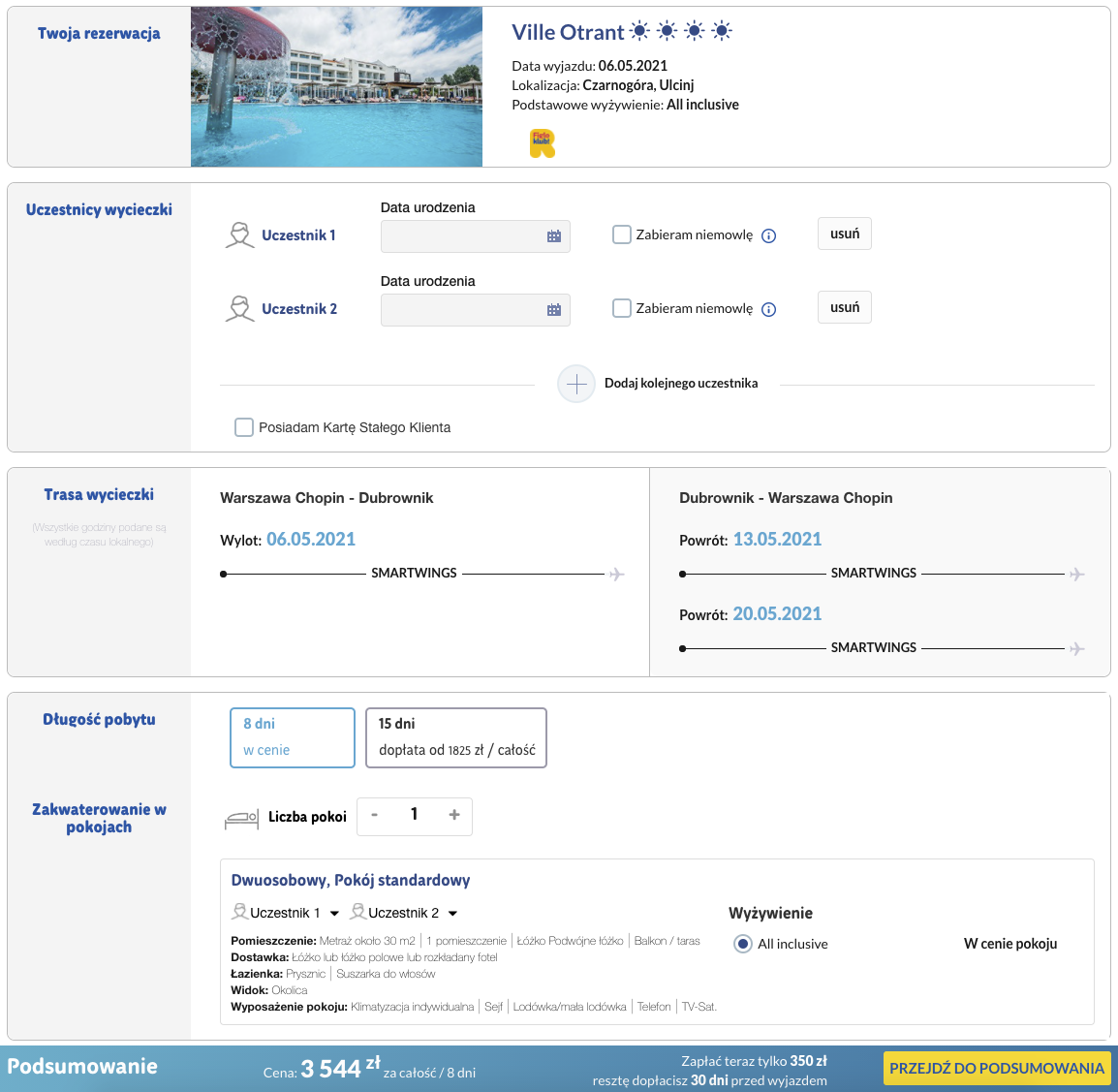 zarezerwuj wczasy w czarnogorze