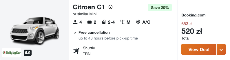 zarezerwuj auto w turynie