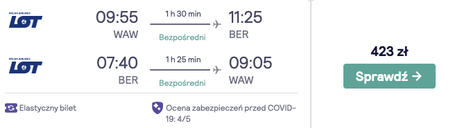 zarezerwuj loty do berlina