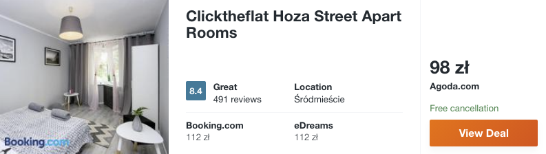 zarezerwuj hotel w warszawie