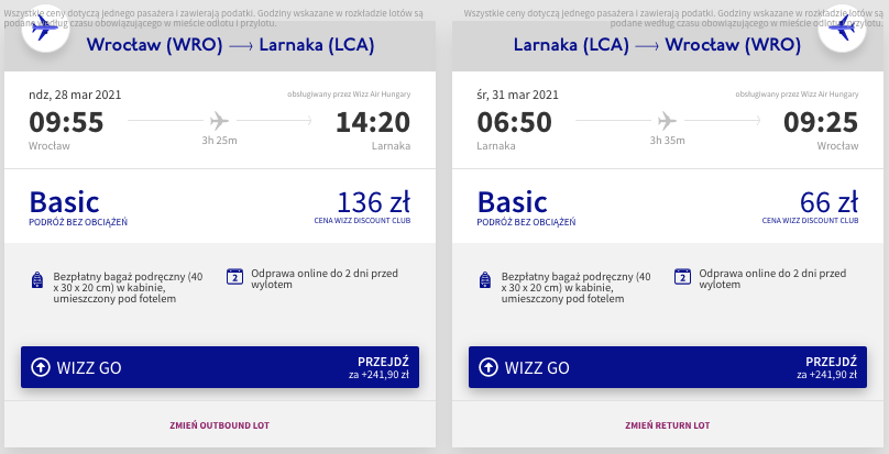 zarezerwuj loty do larnaki