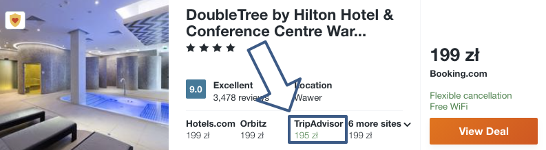 zarezerwuj hotel hilton