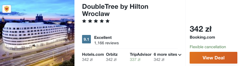 zarezerwuj hotel hilton