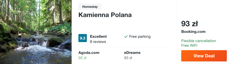 zarezerwuj hotel w kotlinie