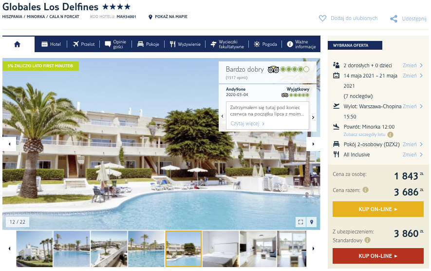 zarezerwuj wczasy na teneryfie