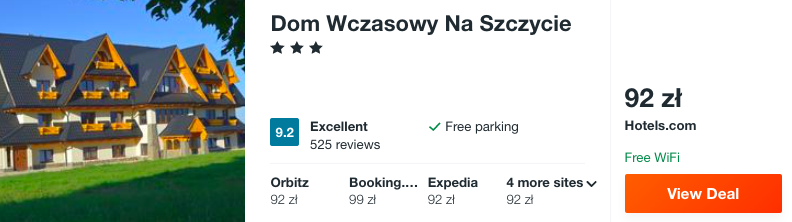 zarezerwuj hotel w tatrach