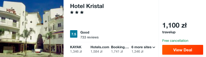 zarezerwuj hotel w maladze