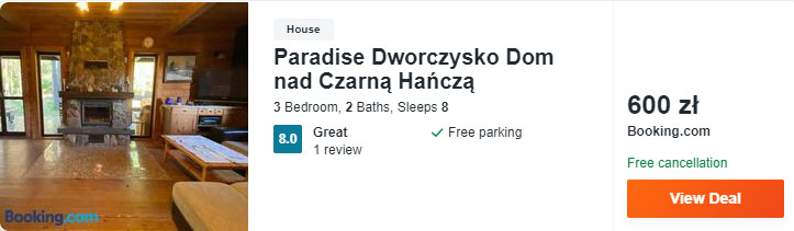 rezerwacja noclegu