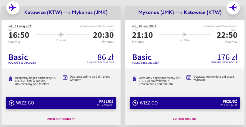 zarezerwuj loty na mykonos