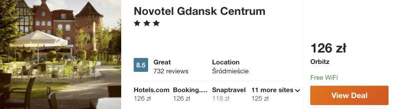 zarezerwuj hotel novotel