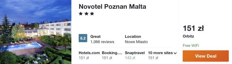 zarezerwuj hotel novotel