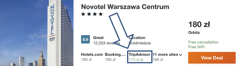 zarezerwuj hotel novotel