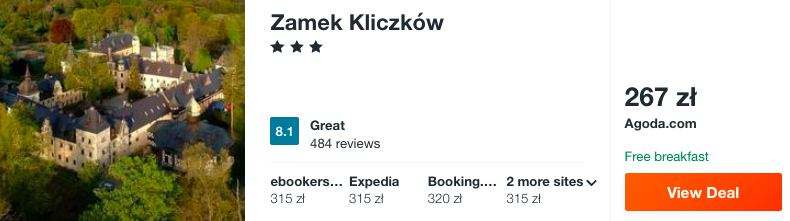 zarezerwuj hotel w zamku