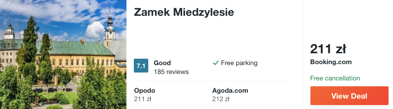 zarezerwuj hotel w zamku