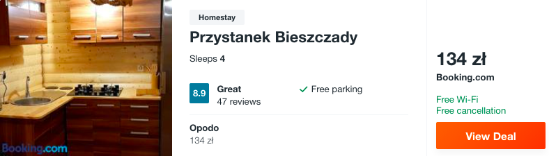 zarezerwujcie hotel w bieszczadach