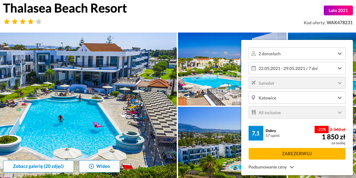 zarezerwuj wczasy na kos