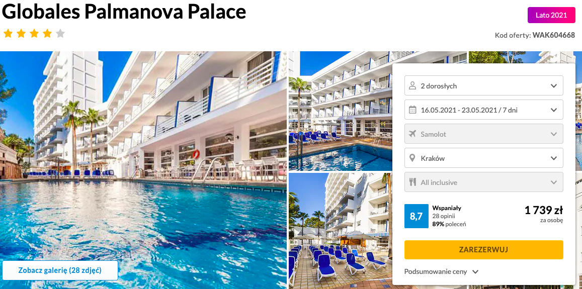 zarezerwuj wczasy na majorce