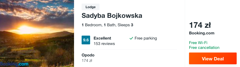 zarezerwuj hotel w bieszczadach