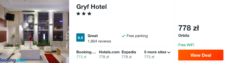 zarezerwuj hotel w gdansku