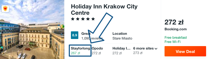 zarezerwuj hotel w krakowie