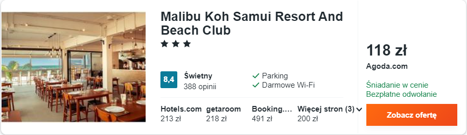 zarezerwuj hotel w tajlandii