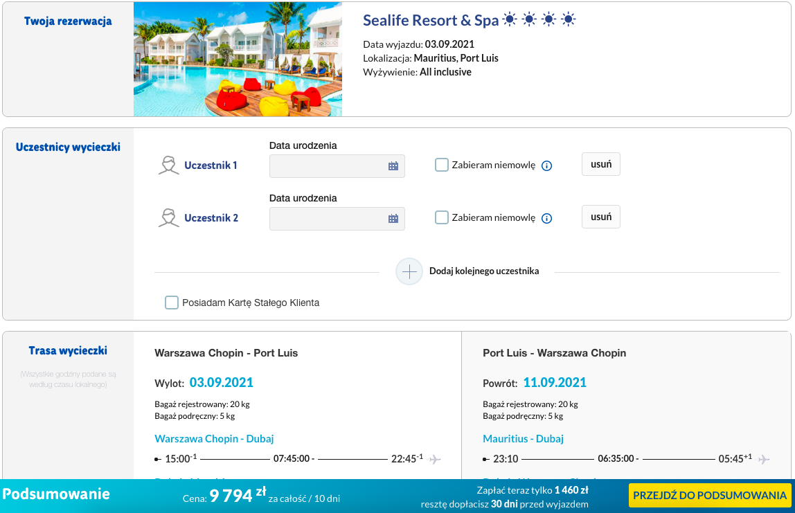 zarezerwuj wczasy na mauritiusie