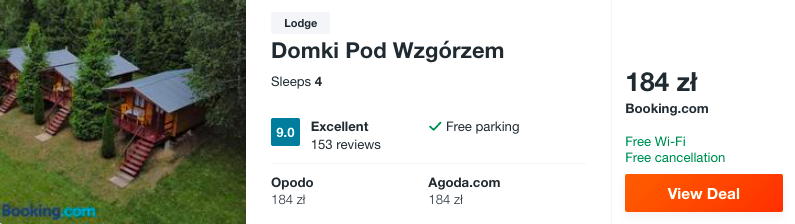 zarezerwuj hotel nad solina