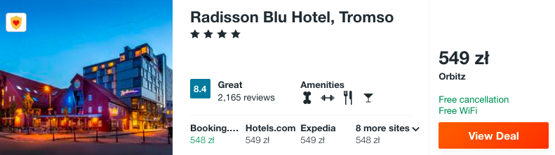 zarezerwuj hotel w tromso