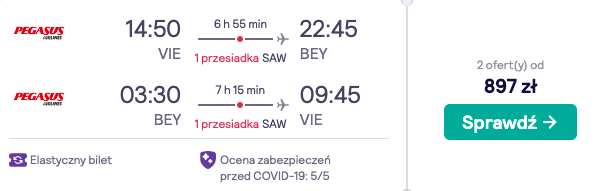 zarezerwuj loty do bejrutu