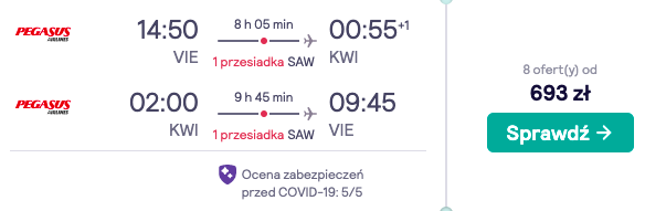 zarezerwuj loty do kuwejtu