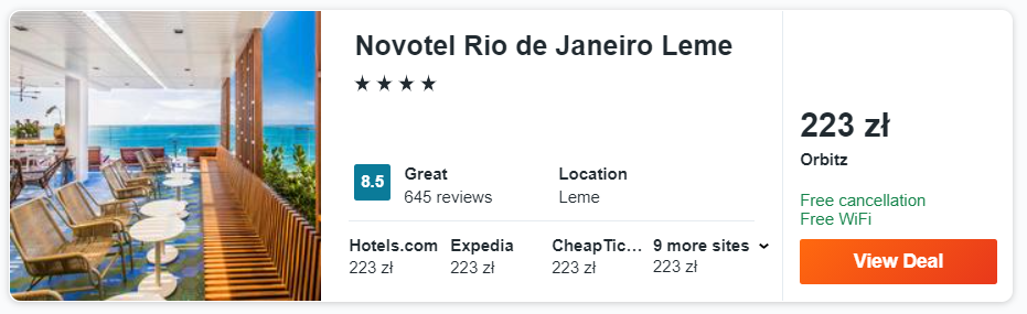 zarezerwuj hotel brazylii