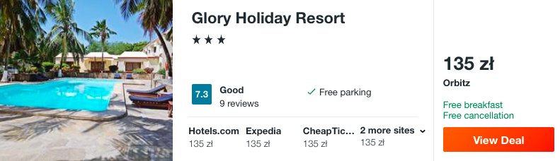 zarezerwuj hotel w kenii