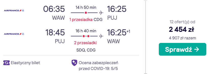 zarezerwuj loty do dominikany