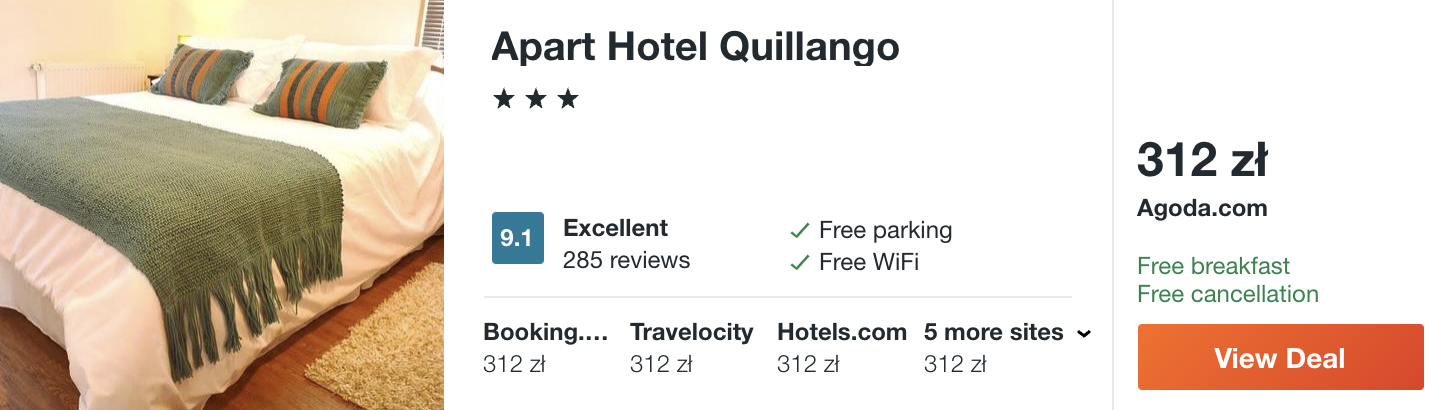 zarezerwuj hotel w chile