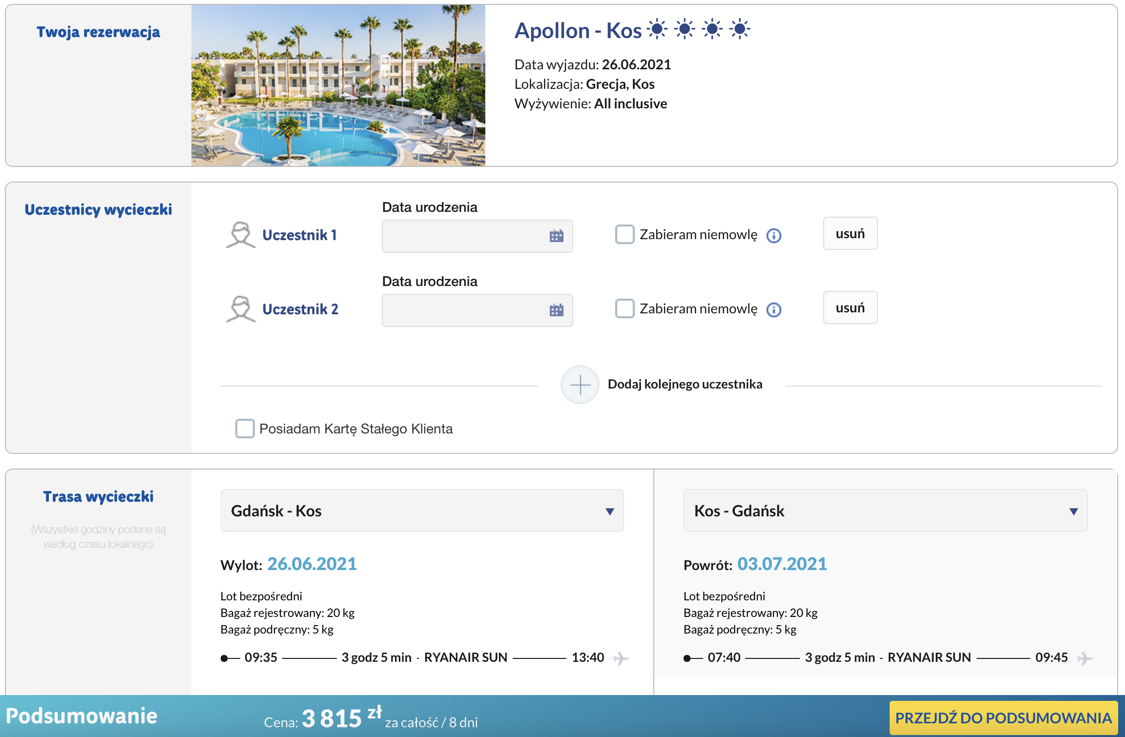 zarezerwuj wczasy na kos