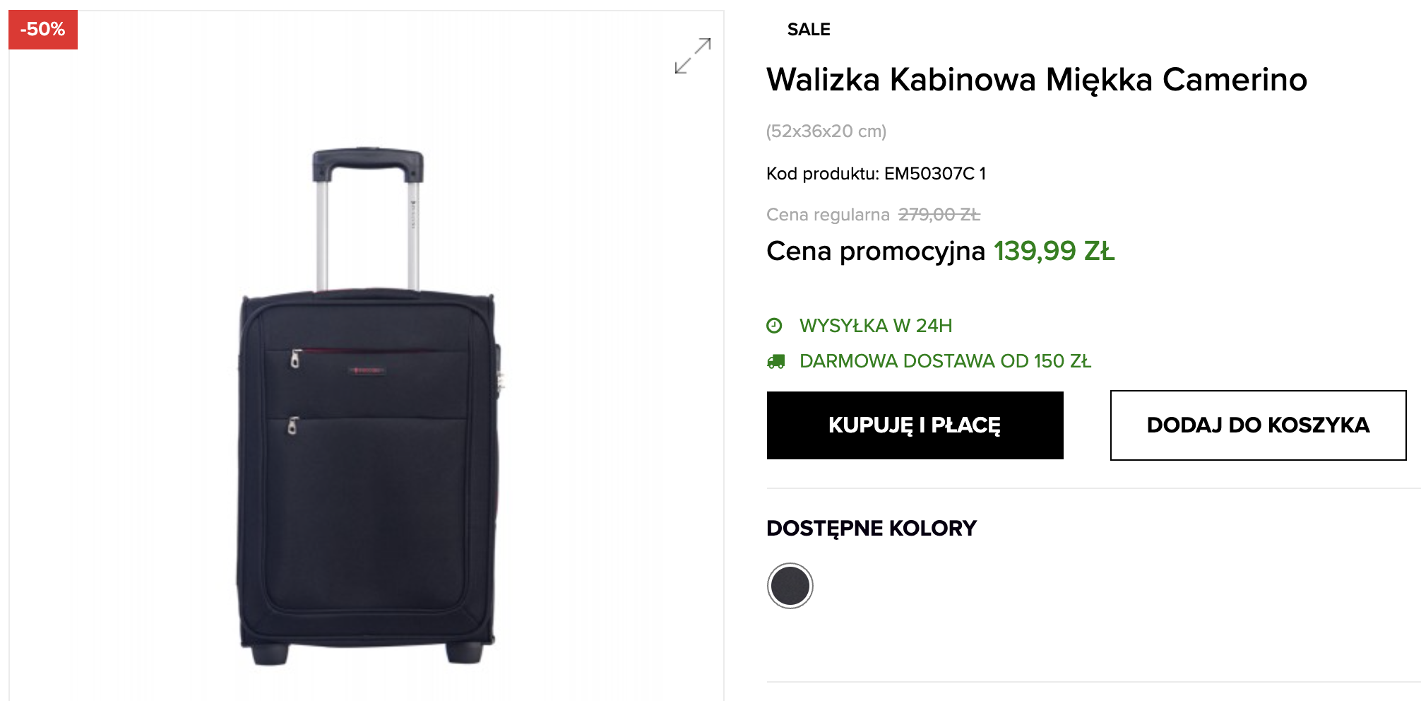 kupcie walizke