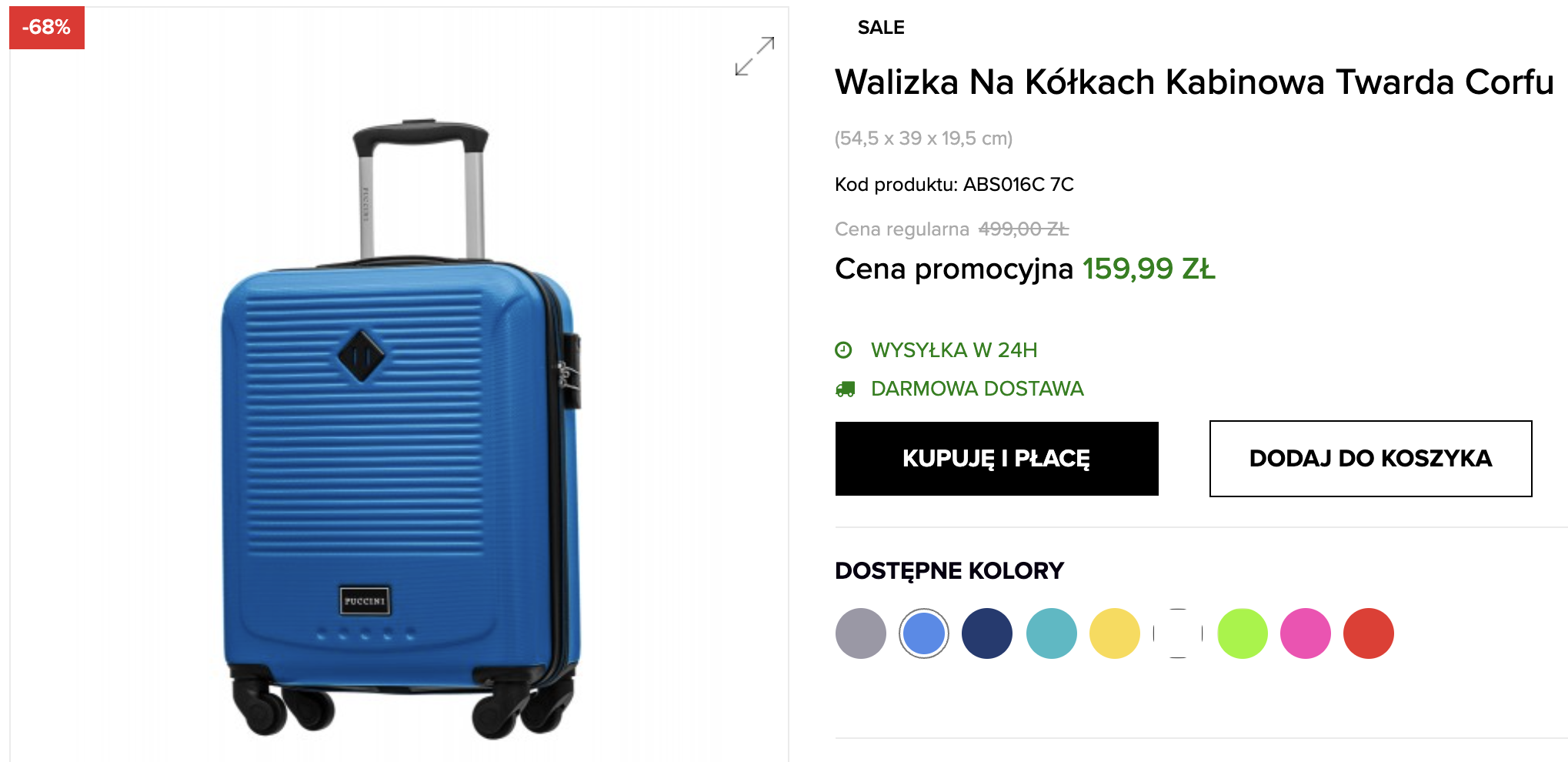 kupcie walizke