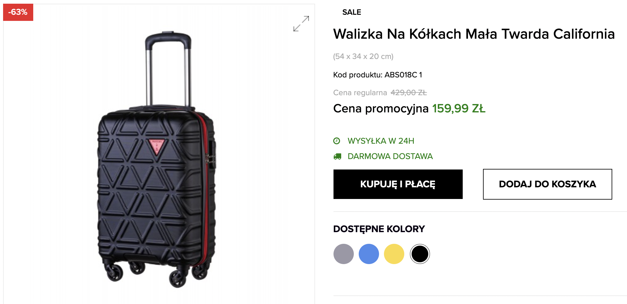 kupcie walizke