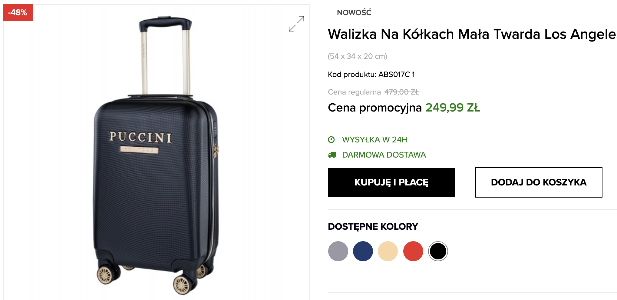 kupcie walizke