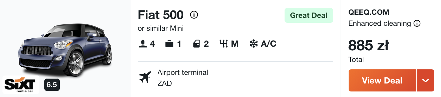 zarezerwuj hotel w zadarze