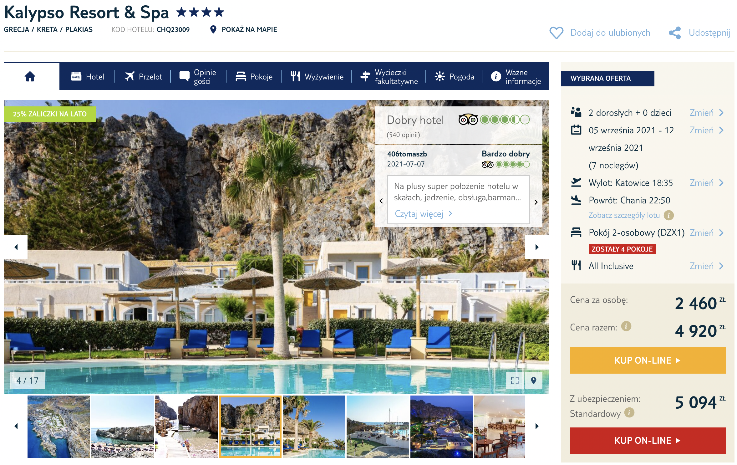 zarezerwuj wczasy na krecie