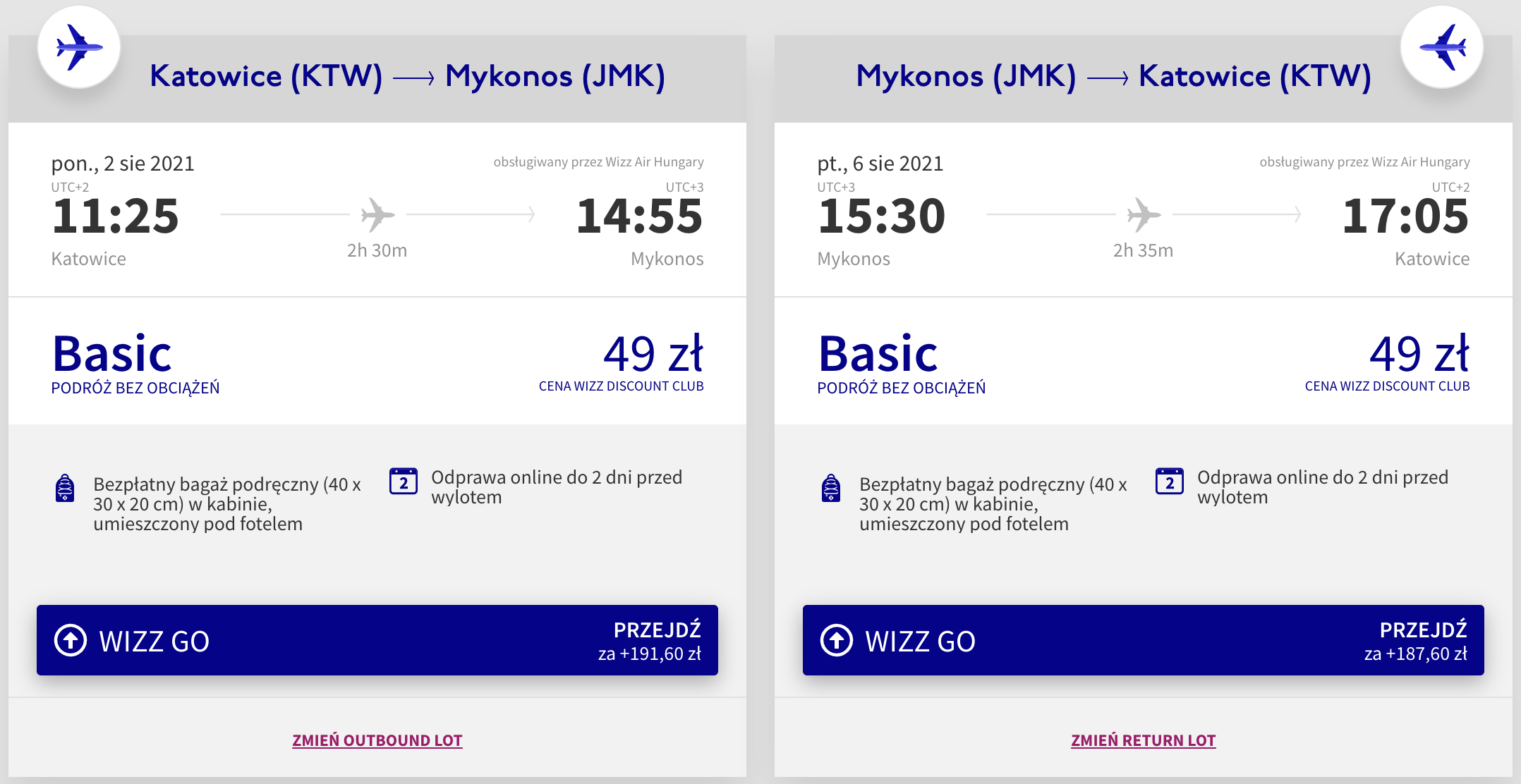 zarezerwuj loty na mykonos