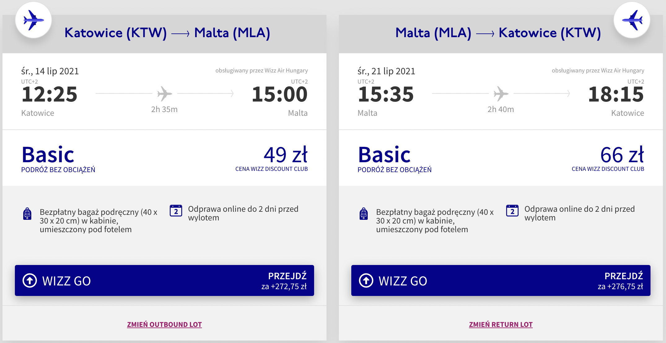 zarezerwuj loty na malte