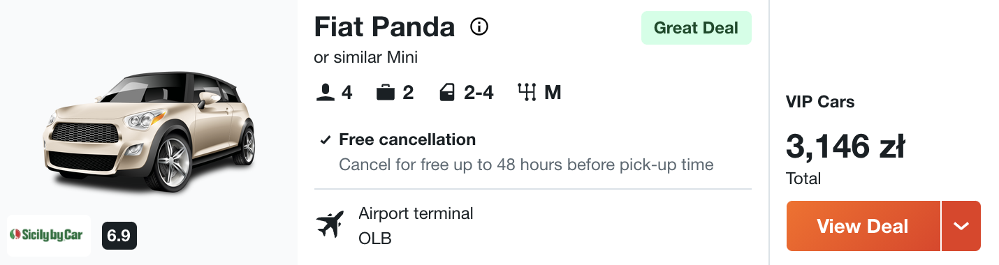 zarezerwuj auto w rijece